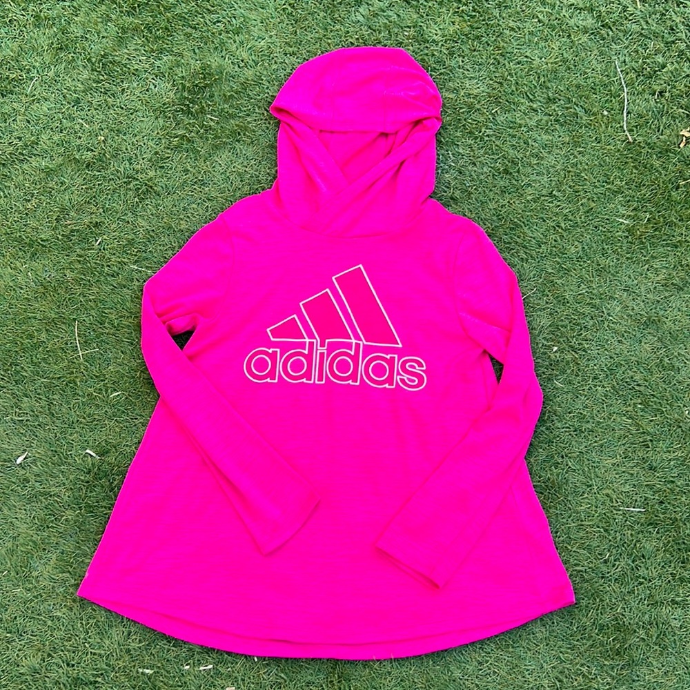 New Adidas girls hoodie Medium